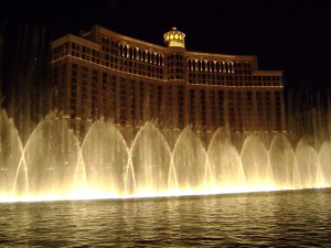 The fountains of Bellagio, Las Vegas, NV
